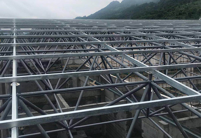 崇明学校艺体楼网架
